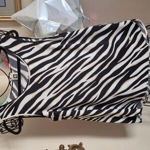 Anne Klein Zebra Print Blouse